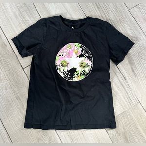 CONVERSE Graphic Tee Size XS Black